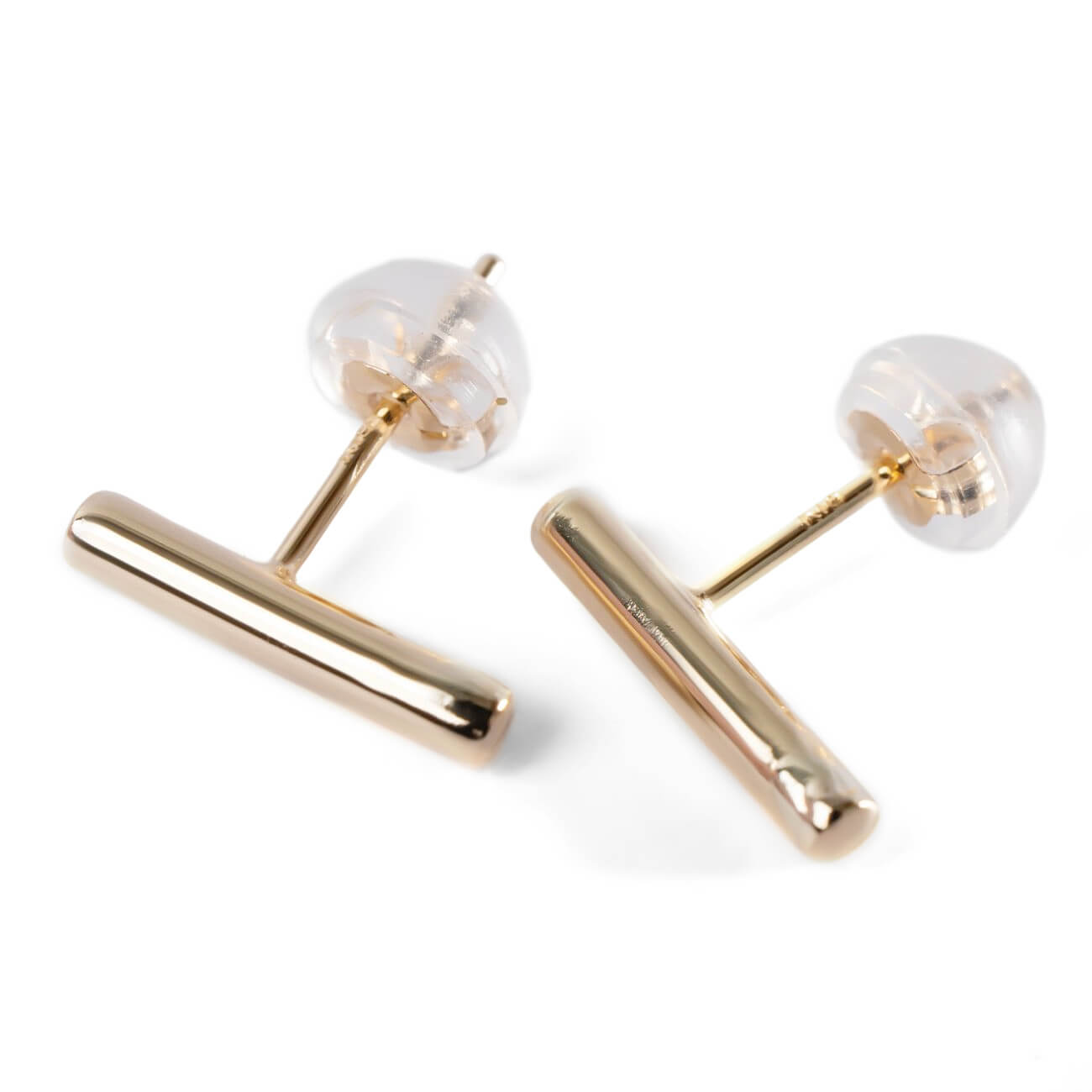 18金　ピアス ピアス 18K Nejiri フープ 45 ひかり。地金 18Kピアス