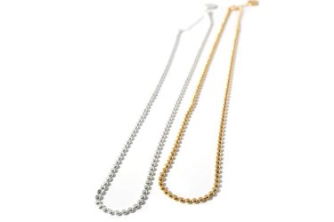 シルバー925 ドット チェーン ネックレス