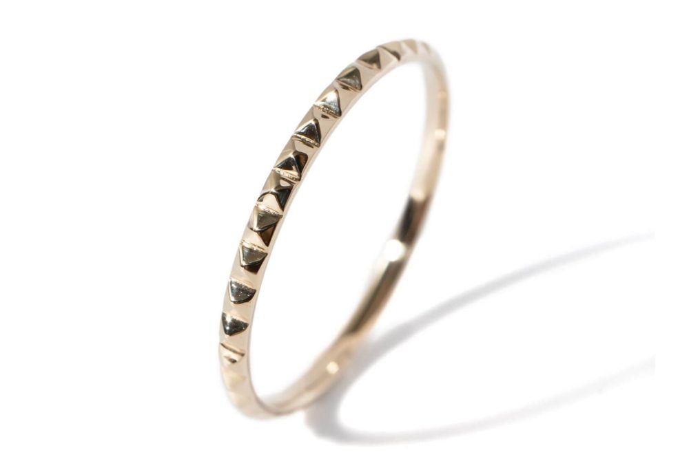 UNDERCOVER 21ss オニキススタッズリング UNDERCOVER 21ss オニキス